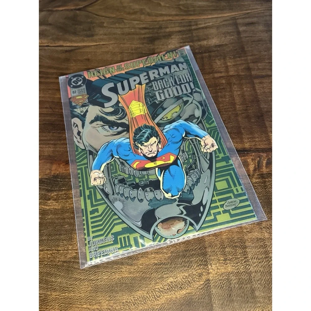 DC Superman Reign‎ of The Supermen Back for Good 82 Oct 1993/30